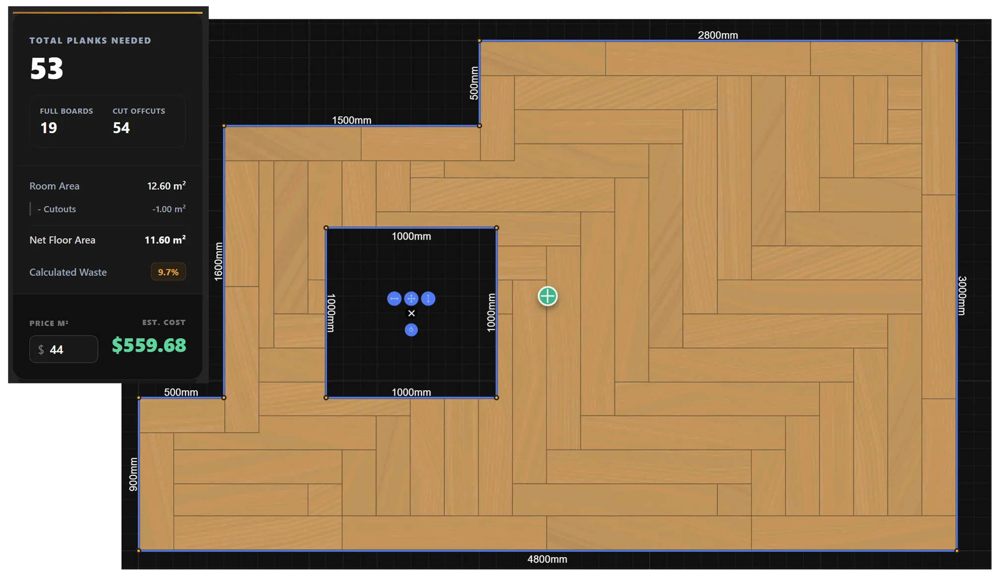 Floorboard Planner Dashboard - View 2